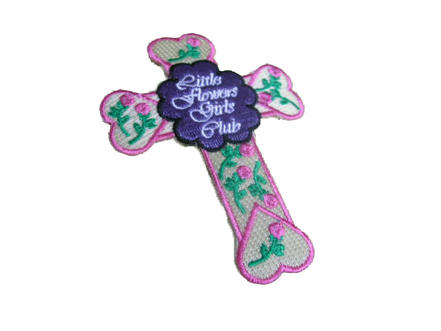 Little Flowers Club Cross Badge