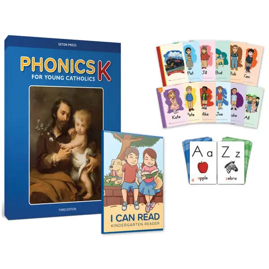 Phonics K for Young Catholics Book Set