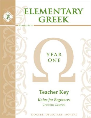 Elementary Greek Year One Teacher's Key
