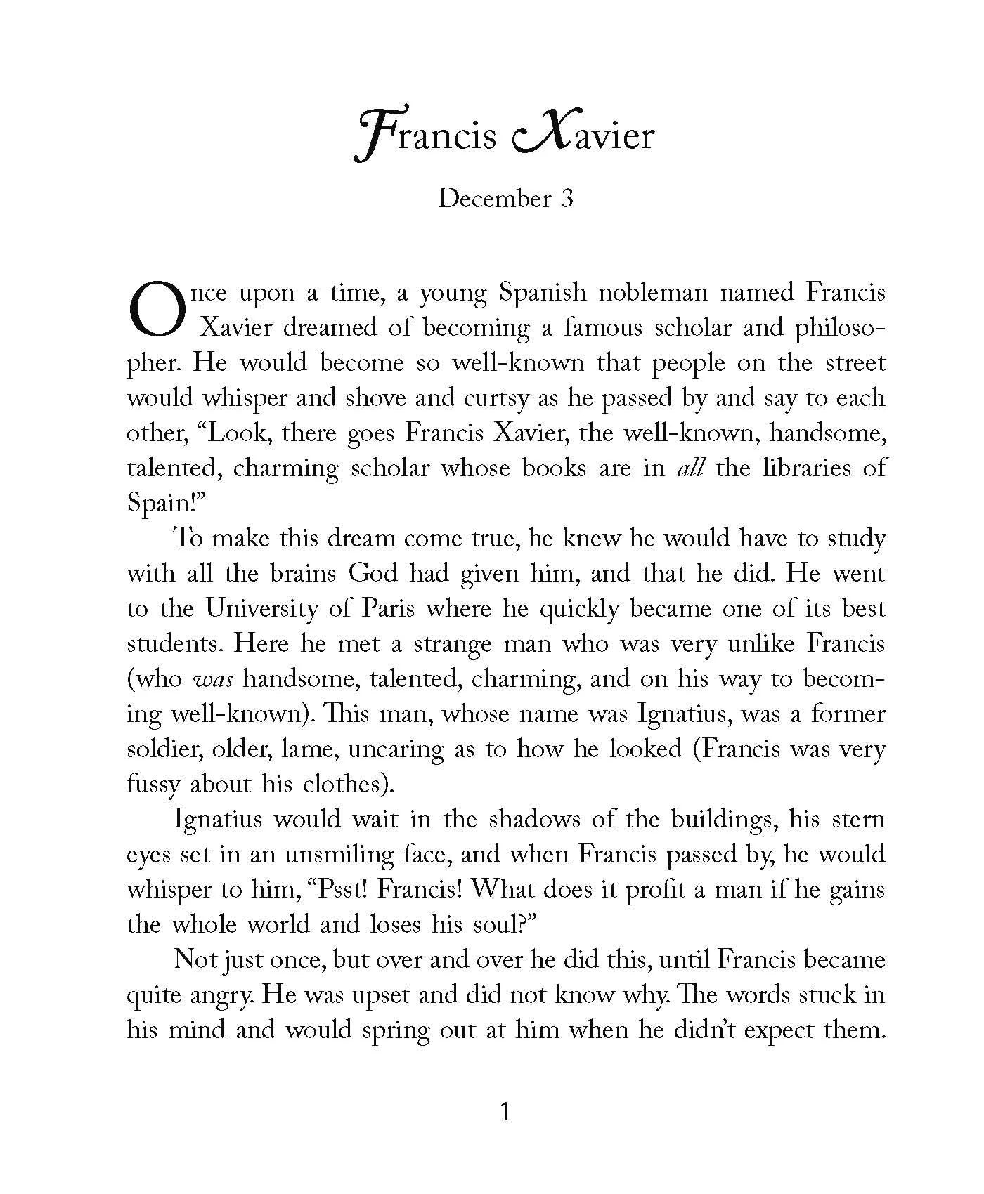 Around the Year Once Upon a Time Saints