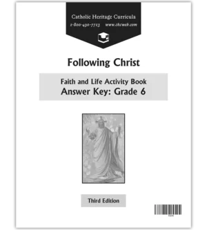 Faith and Life, Following Christ Grade 6 Activity Book Answer Key