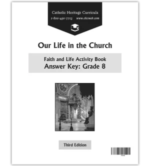 Faith and Life, Grade 8 Activity Book (Answer Key)