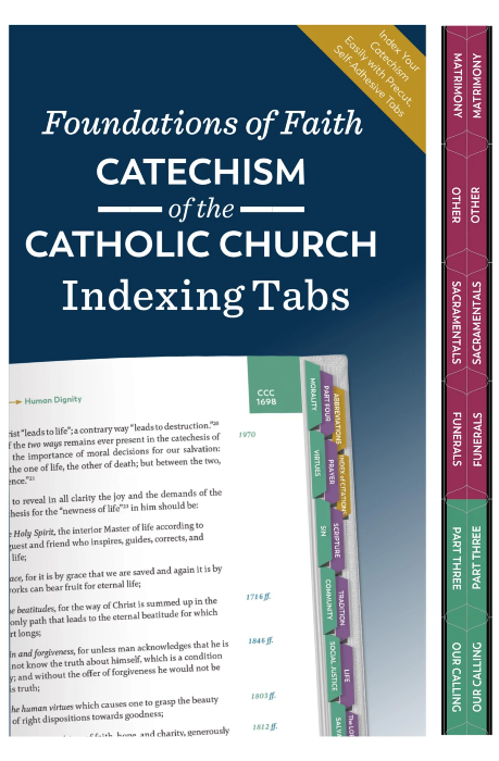 Foundations of Faith: Catechism of the Catholic Church Indexing Tabs