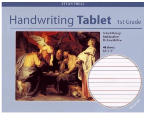 Seton Handwriting Tablet Grade 1