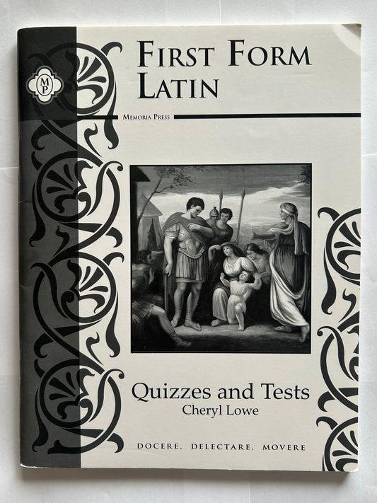 First Form Latin Tests & Quizzes (English and Latin Edition)