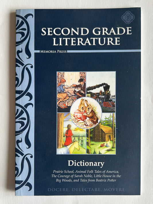 Second Grade Literature Dictionary