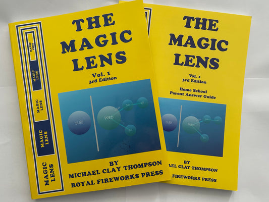 The Magic Lens Vol 1 Student Text 3rd Edition and Homeschool Paren Answer Guide