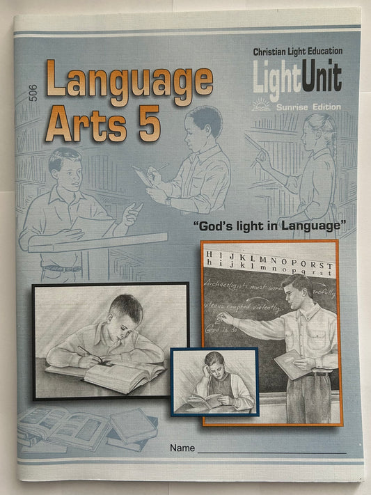 Language Arts 5 workbook