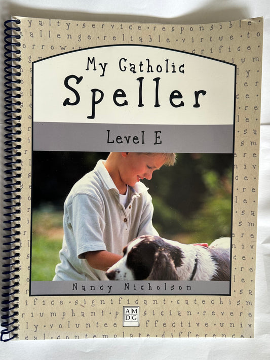 My Catholic Speller E