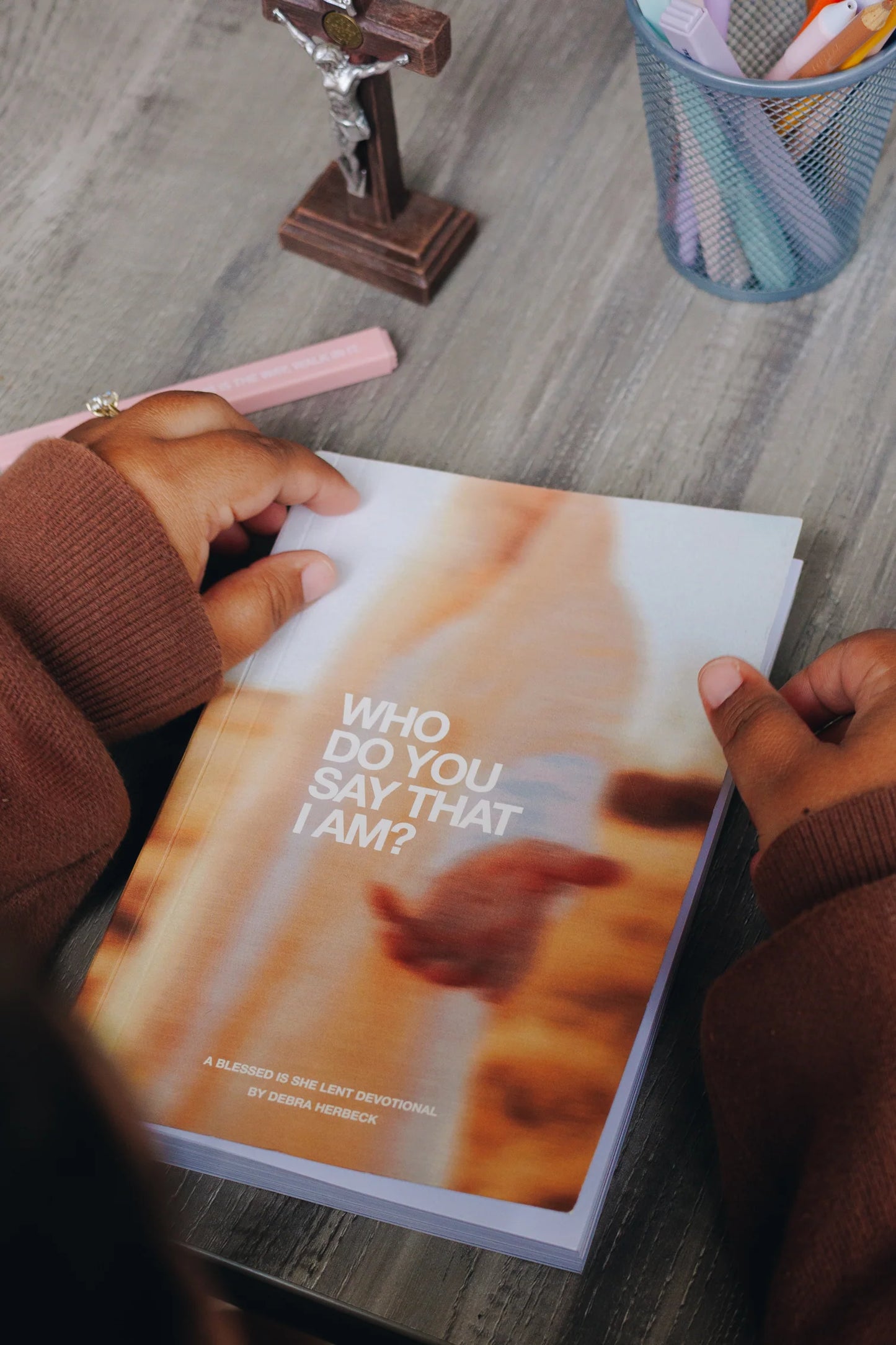 Who Do You Say That I Am: A Catholic Lent Devotional by Debra Herbeck