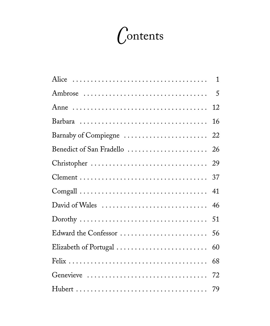 Once Upon a Time Saints