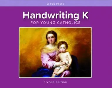 Handwriting K for Young Catholics