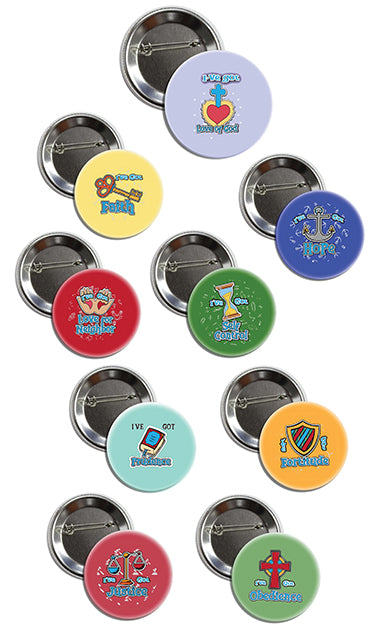 Little Way of Virtue Year 1 Buttons